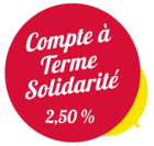 Compte à Terme Solidarité 2,50%*