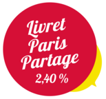 Livret Paris Partage 2,40 %*
