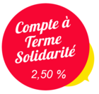 Compte à Terme Solidarité 2,50%*